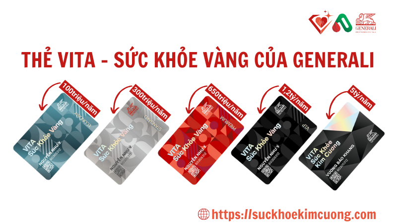 5 chương trình của thẻ vita - sức khỏe vàng
